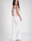 Paris Ruffle Floral Pajama Set