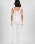 Paris Ruffle Floral Pajama Set