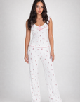 Paris Ruffle Floral Pajama Set