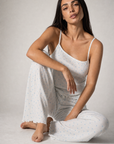 Amore Heart Ribbed Pajama Set