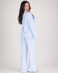 Estelle Ruffle Checkered Pajama Set