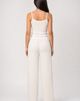 Amore Heart Ribbed Pajama Set