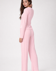 Bisou Ribbed Pajama Set