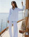 St. Tropez Striped Pajama Set